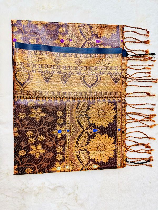 Soft silk katan sharee