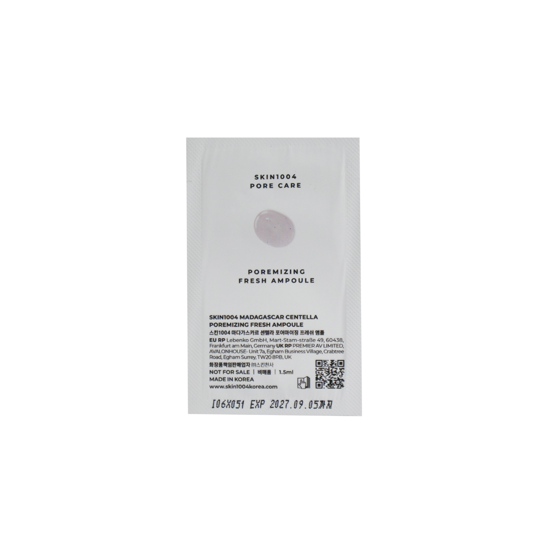 SKIN1004 Madagascar Centella poremizing fresh Ampoule 1.5 ml
