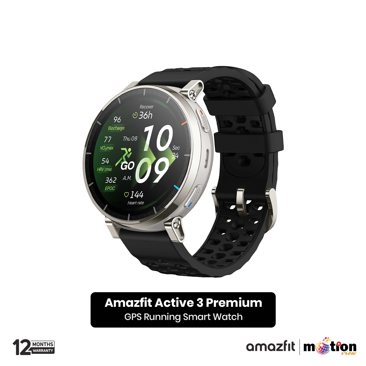 Amazfit Active 3 Premium Smart Watch