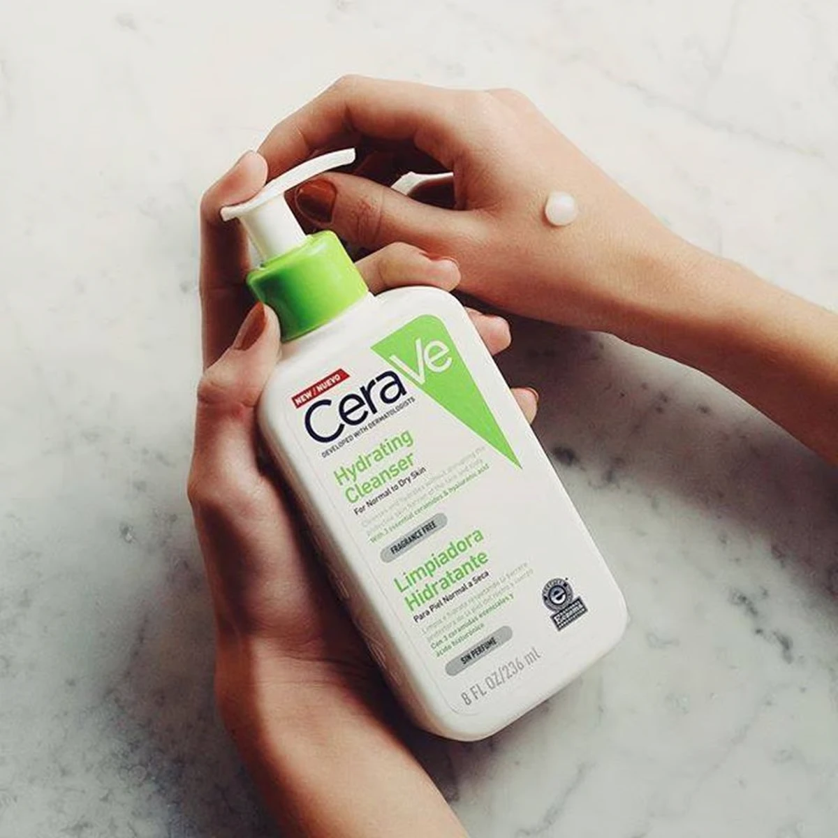 CeraVe Hydrating Cleanser For Normal To Dry Skin 236ml (Made in UK)