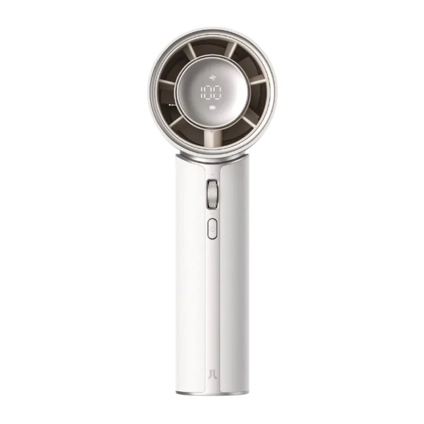 JISULIFE Handheld Fan Pro1 Mini – 100-Speed Precision, 30H Cooling, Aroma Pod & Premium PU Leather