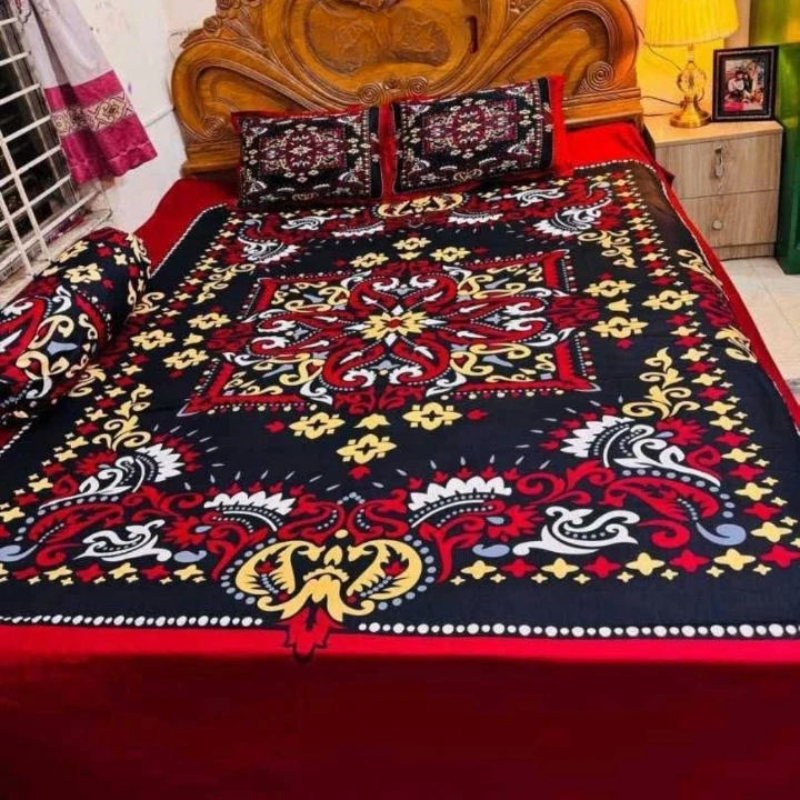Luxury Panel Cotton Bed Sheet