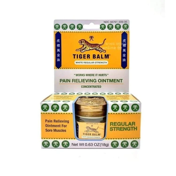 Tiger Balm White Pain Relief Ointment - 19g - Made in Thailand