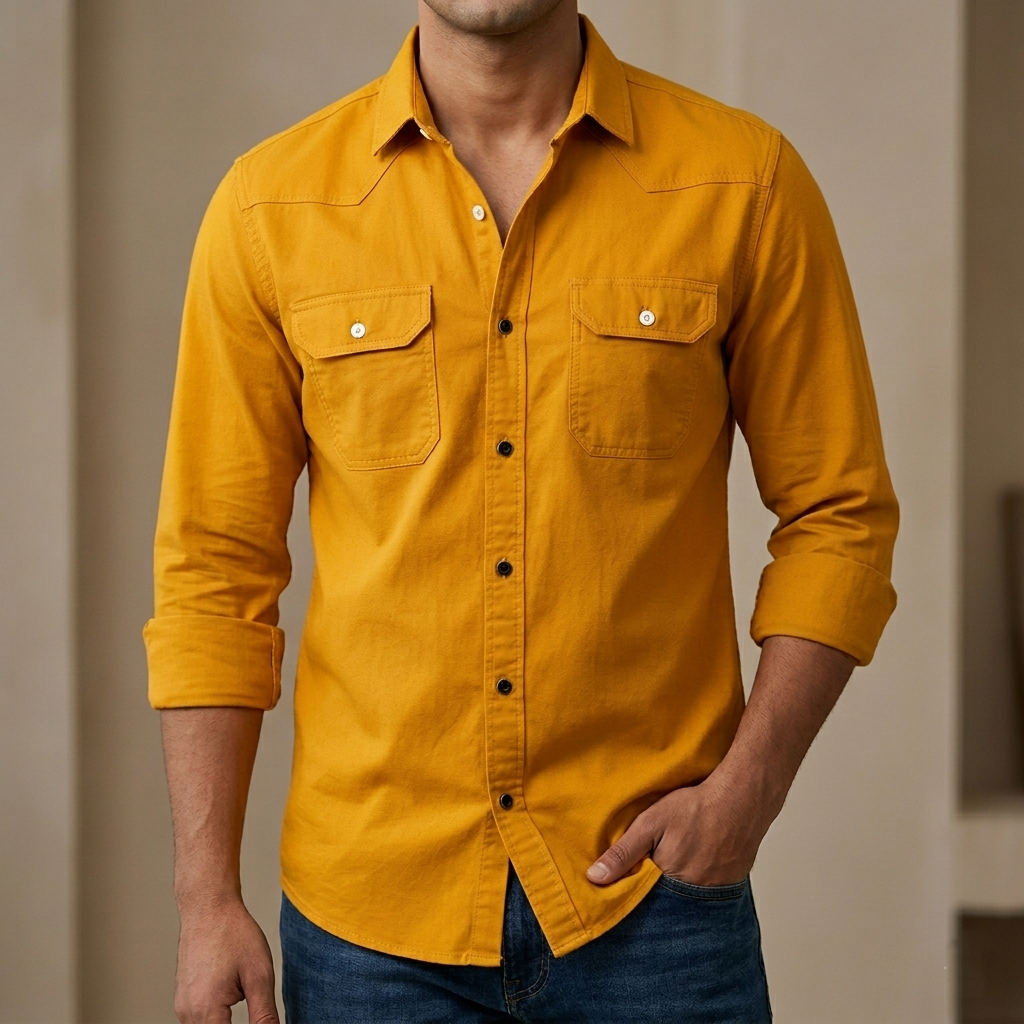 Double Pocket shirt for men( katali)