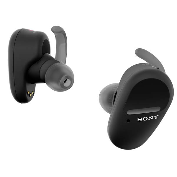 Sony WF-SP800N Wireless Noise Cancelling Headphones for Sports - Black