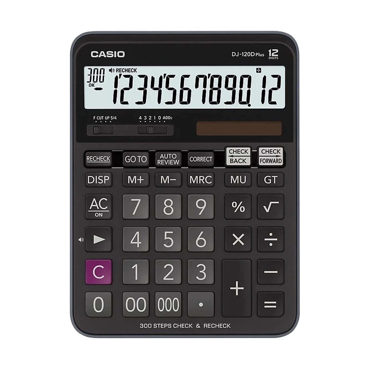 Casio DJ-120D Plus Check & Recheck Desktop Calculator