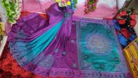 এমব্রয়ডাড়ী ধুপিয়ানসিল্ক শাড়ী