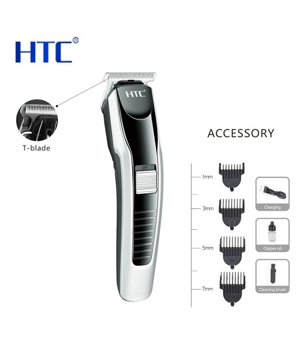 HTC AT-538 Rechargeable Hair and Beard Trimmer For Men