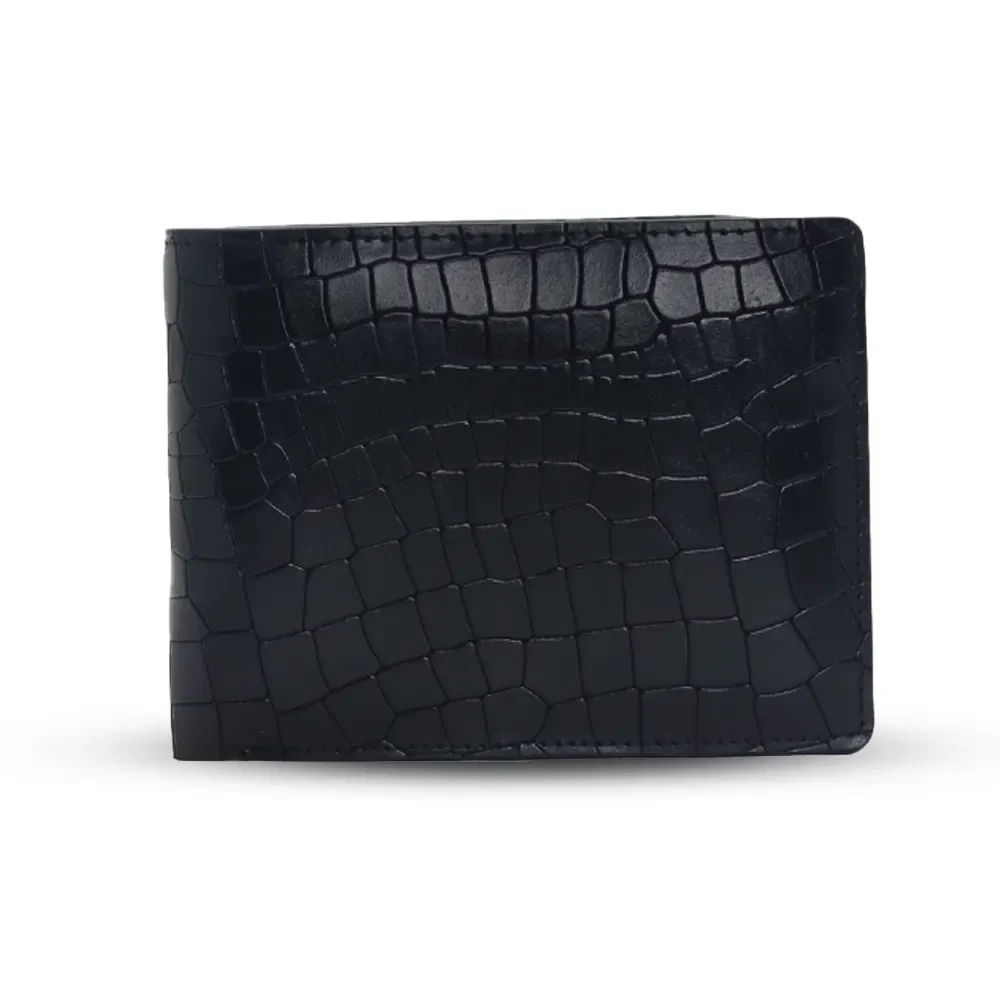 Crocodile bifold slim wallet