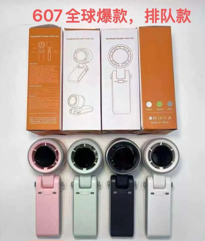 Portable Handheld Mini Turbo Fan USB Rechargeable