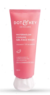 Dot & Key Watermelon Cooling Gel Face Wash With Vitamin C & Cucumber 100ml