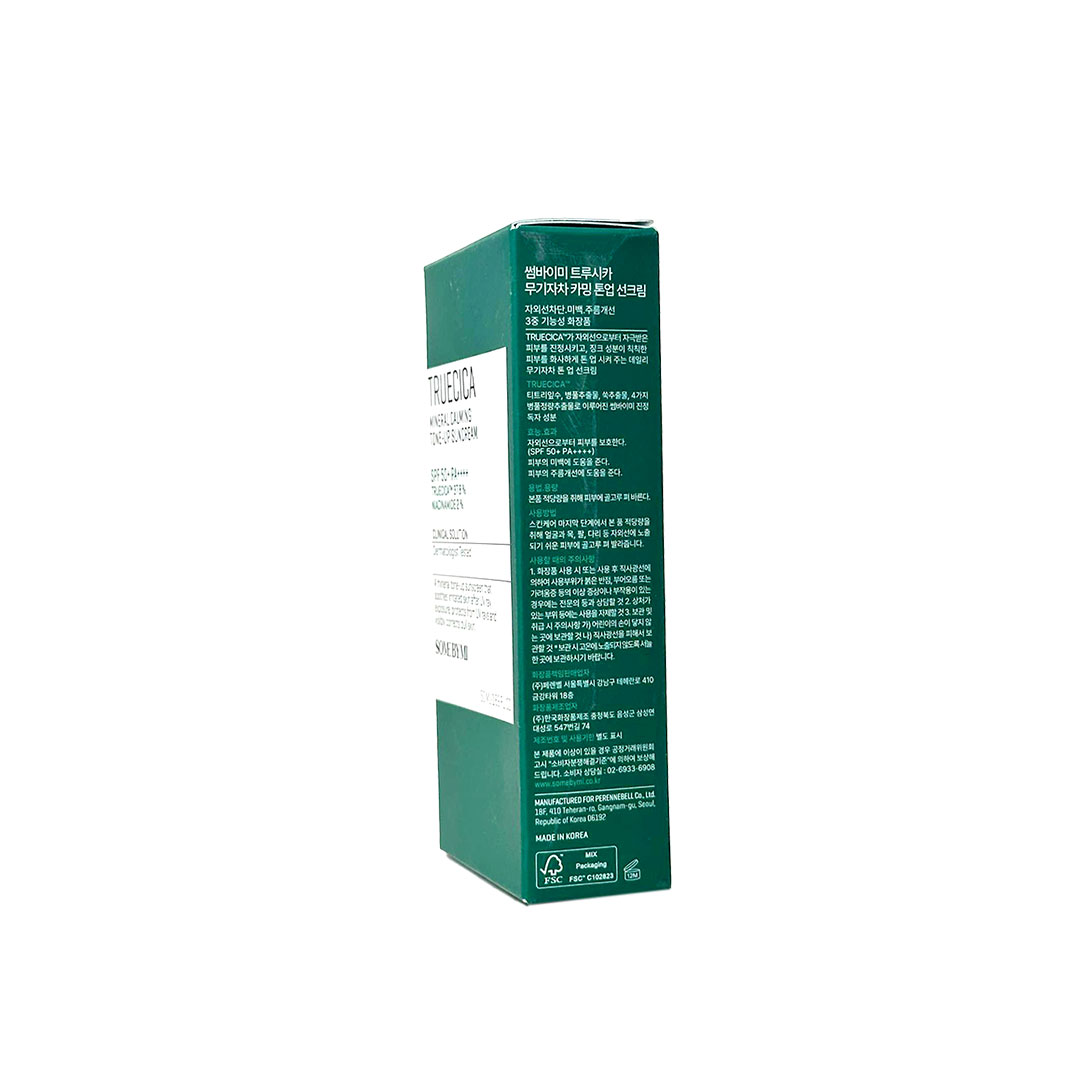 Some By Mi Truecica Mineral Calming Tone-up Suncream Spf50+ 50 ml