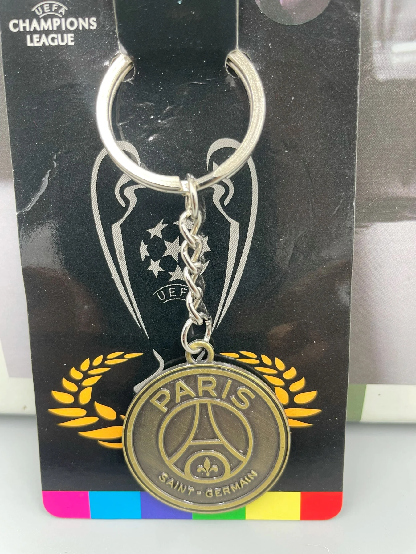 Football Club Team Logo Metal Keychain