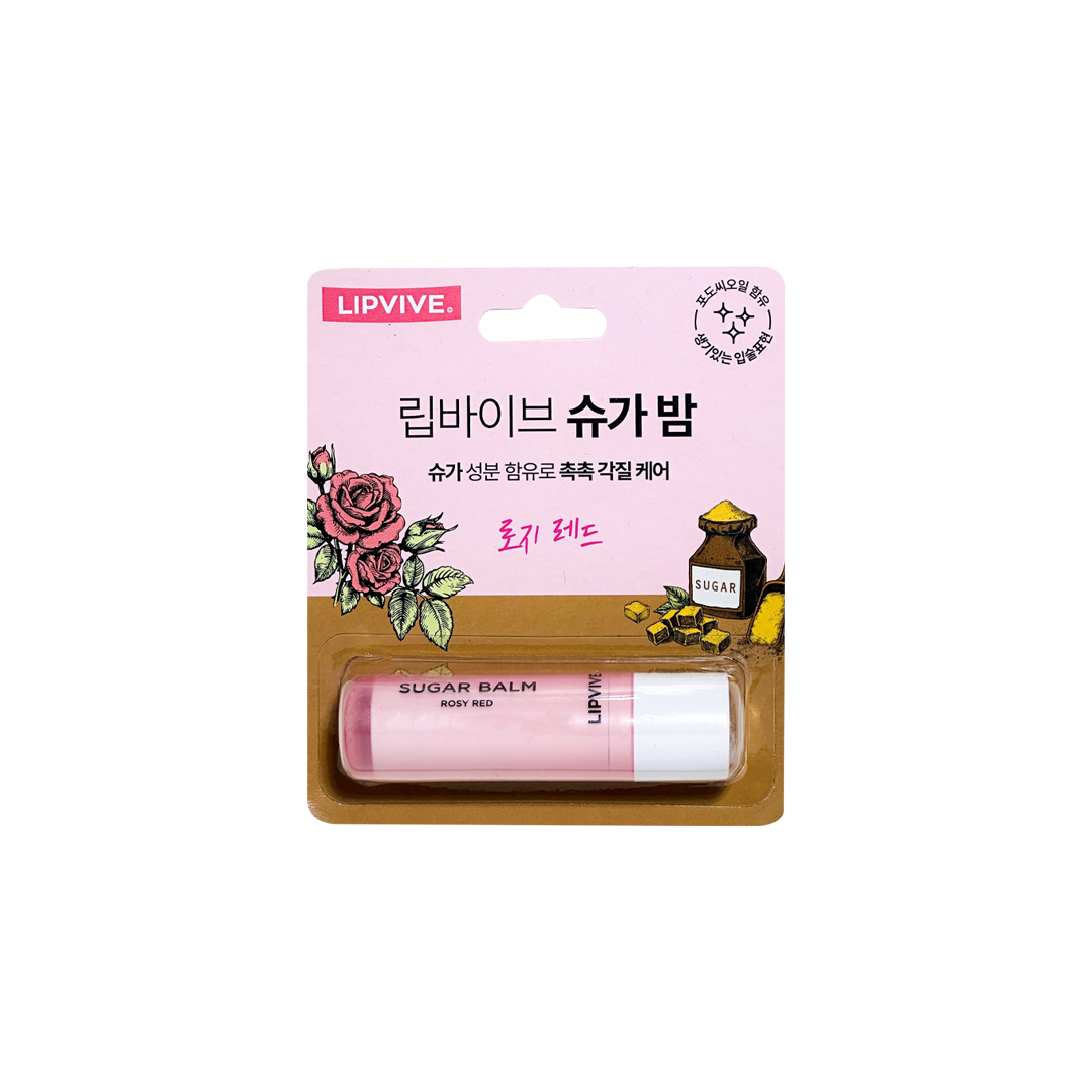 Lipvive Sugar Balm – Rosy Red 4.8 g
