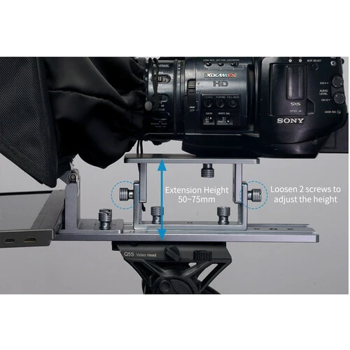 FeelWorld TP16 Remote-Controlled Folding Teleprompter for Tablets