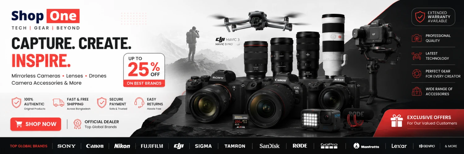 Shop One promo banner