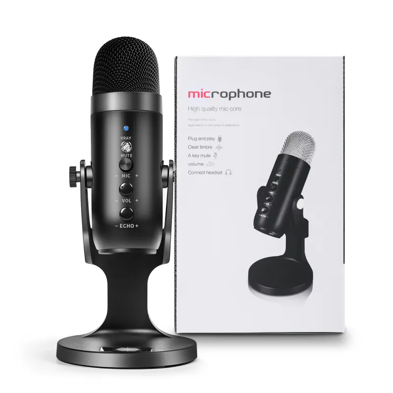 Jmary MC-PW8 Professional Condenser Desktop USB Recording Microphone
