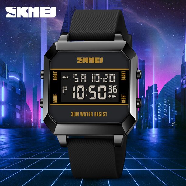 Skmei 1848 men fashion sports LED luminous men watch