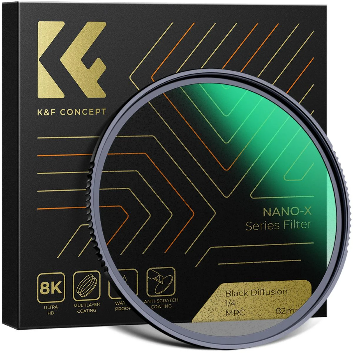 K&F 58mm 1/4 Nano-X Mist Filter