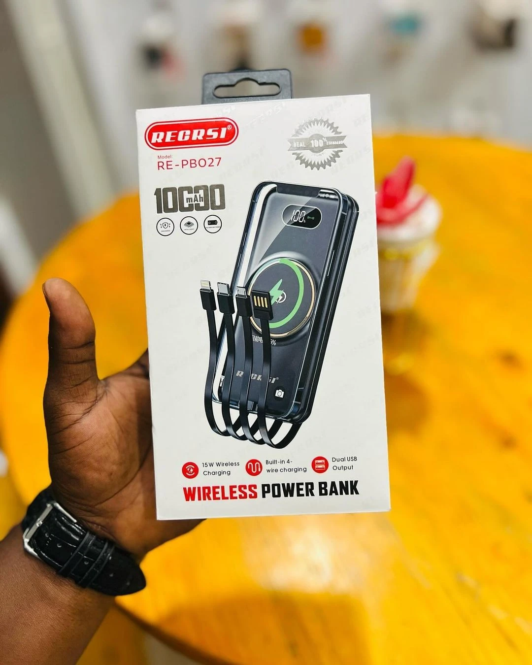 Recrsi Wireless PowerBank 10,000mAh