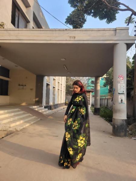 Exclusive Handloom Half Silk Saree – Dropupseller Signature Collection