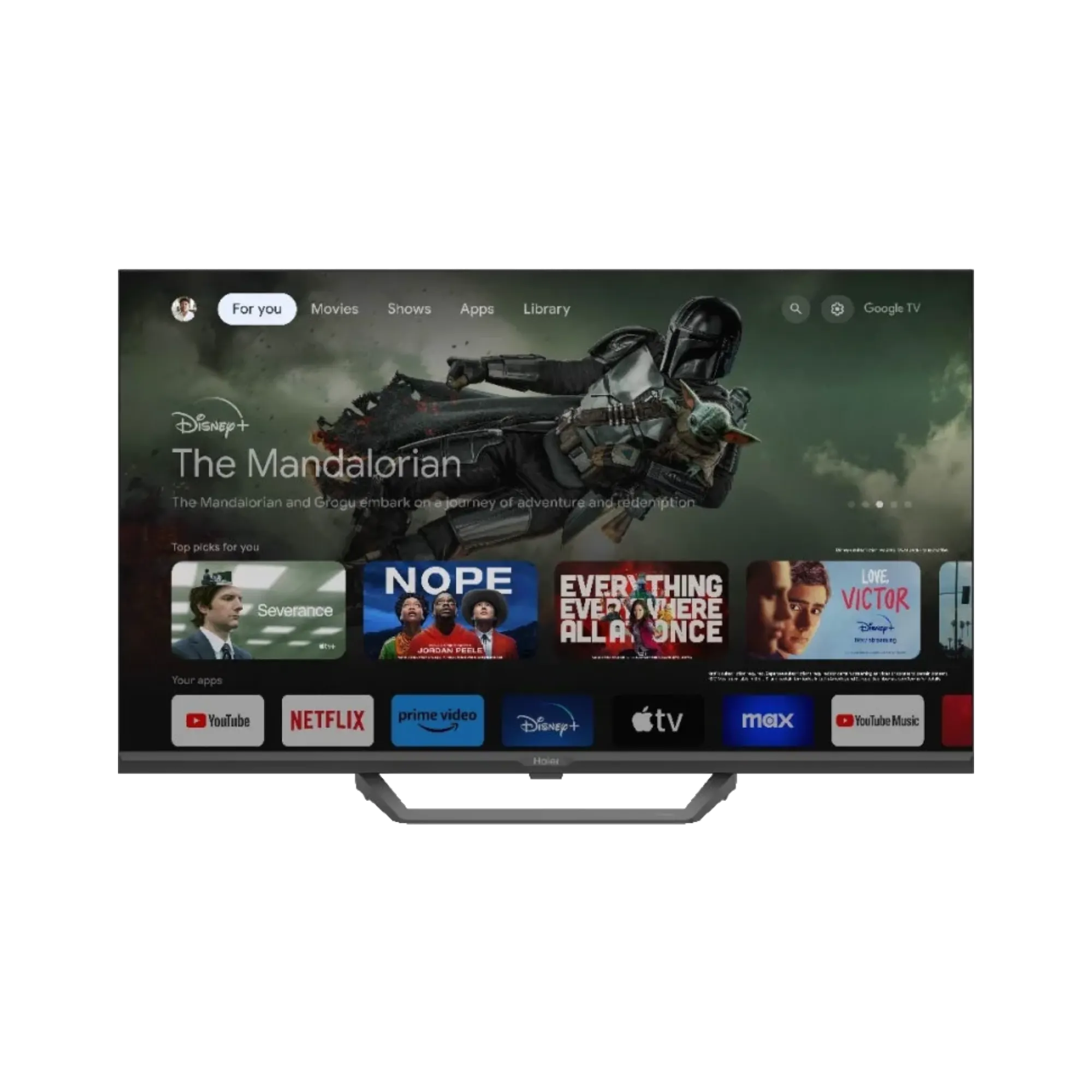 Haier H32S80EFX 32" QLED FHD Google TV
