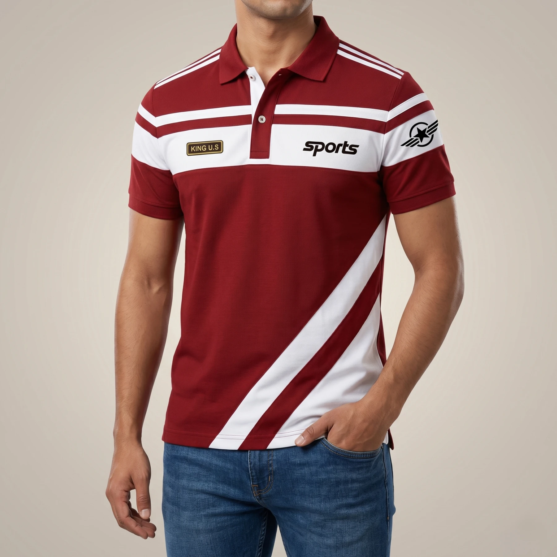 Cotton Polo Shirt For Men's