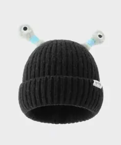 Winter Child Cute LED Little Monster Hat