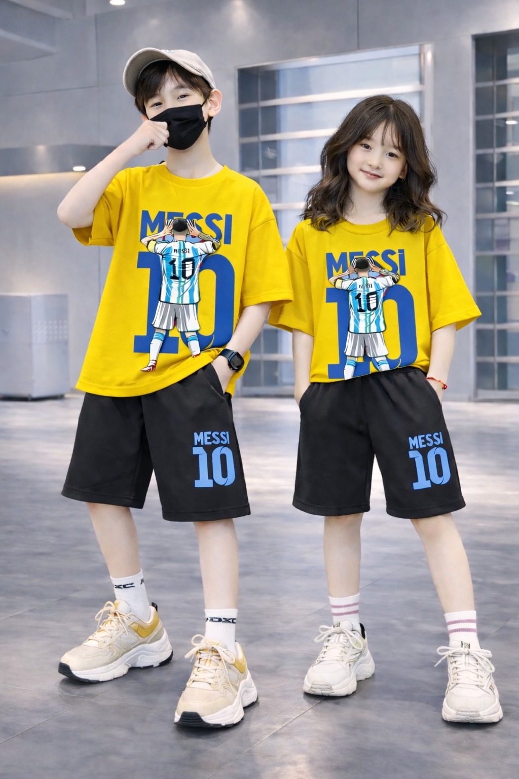 Drop Shoulder Baby TShirt and Pant Set