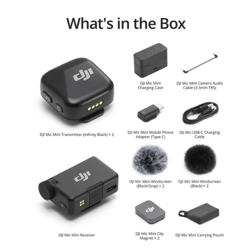 DJI Mic Mini 2-Person Wireless Microphone System