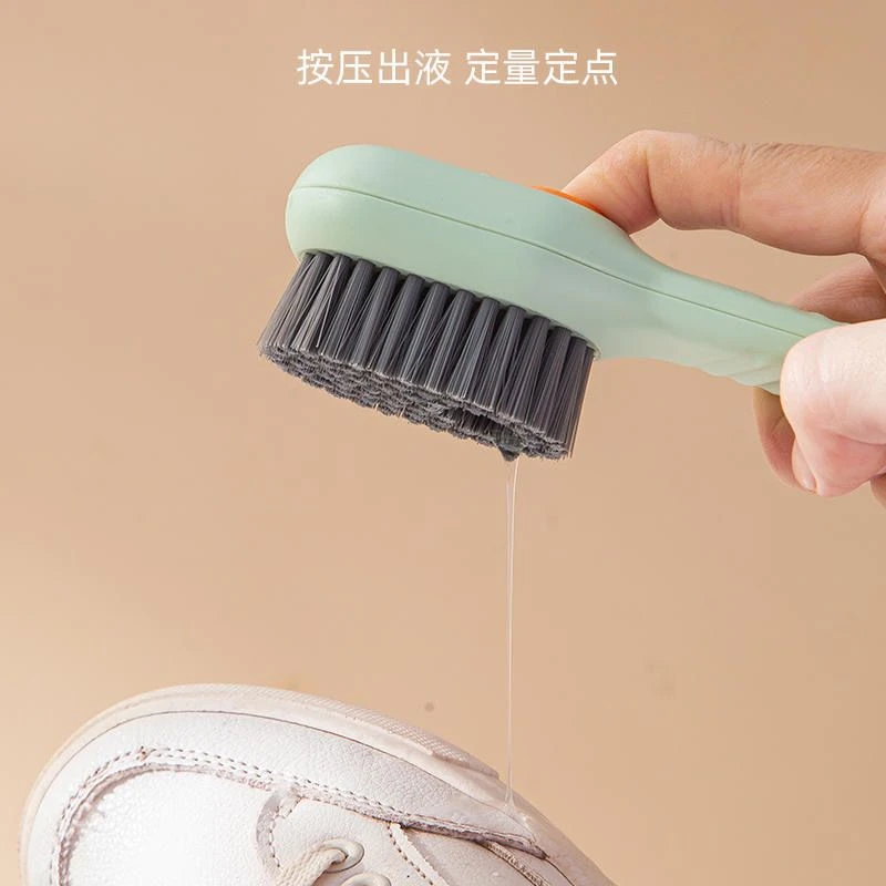 Multifunctional Soap Dispensing Cleaning Brush With Handle