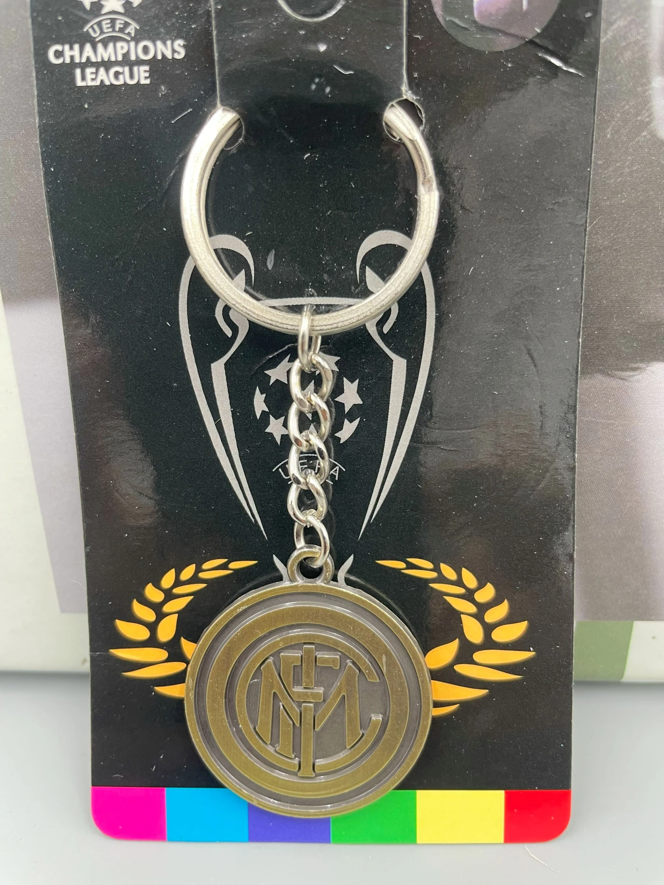 Football Club Team Logo Metal Keychain
