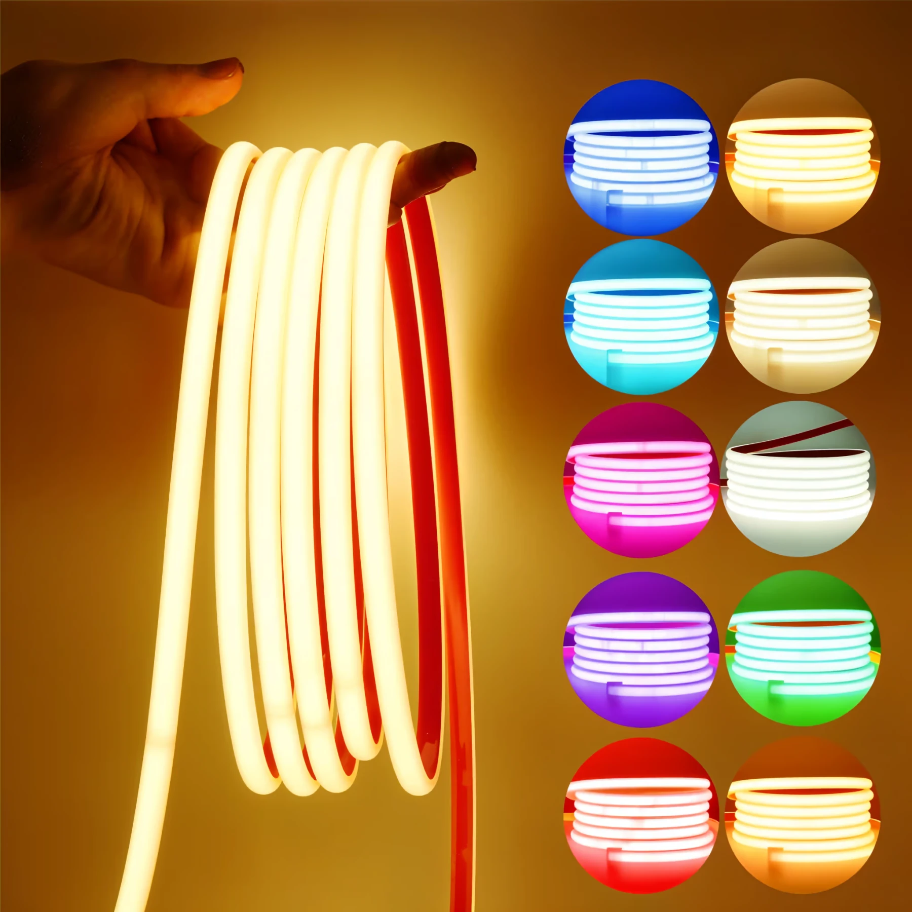 GearUP NEON LED Strip Light (5M, White Color)