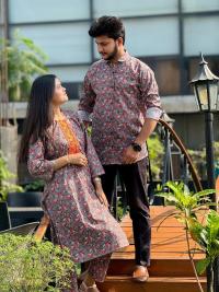Premium Shirt Three Piece Couple Set