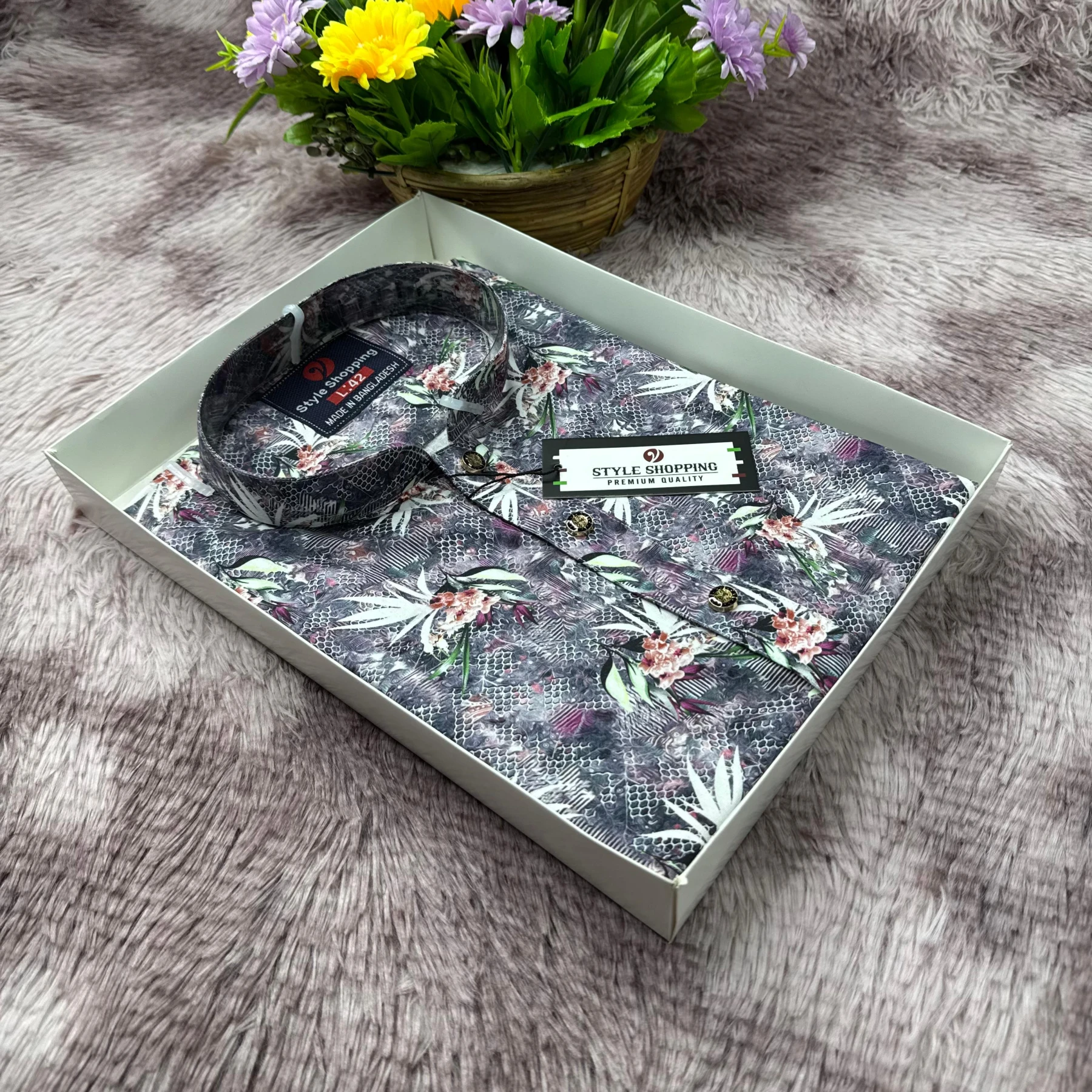 Eid Collection 2026 Digital print Punjabi (Blue)