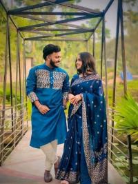 Sharee Panjabi Couple Dress