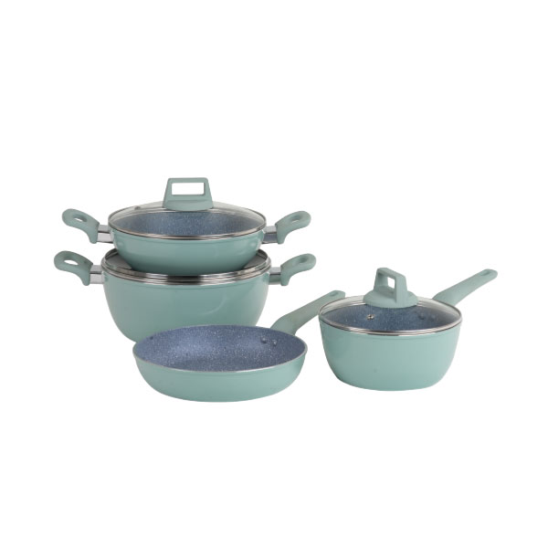 SMART Ceramic Coating Gift Box - 7 in 1 Non Stick Cookware Set (Induction Bottom)