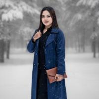 Stylish Ladies Overcoat ( Button System)