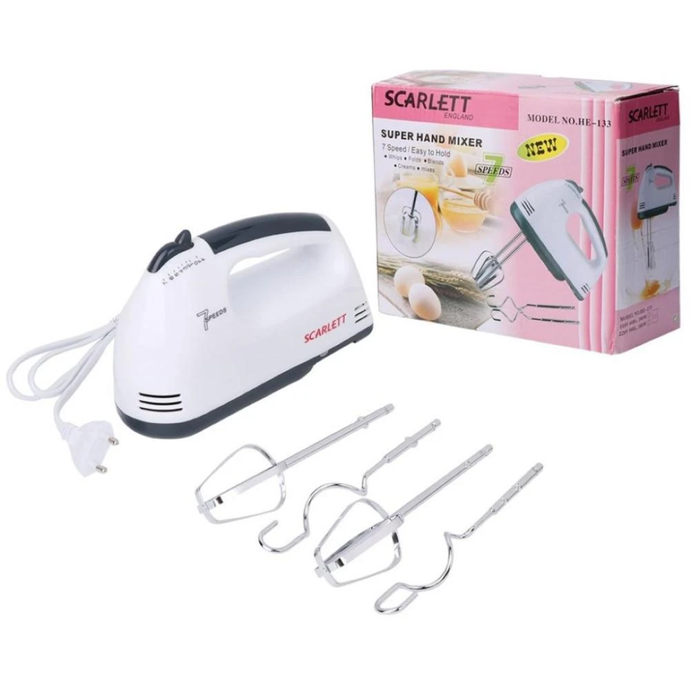 Scarlett - Electric Egg Beater and Mixer for Cake Cream