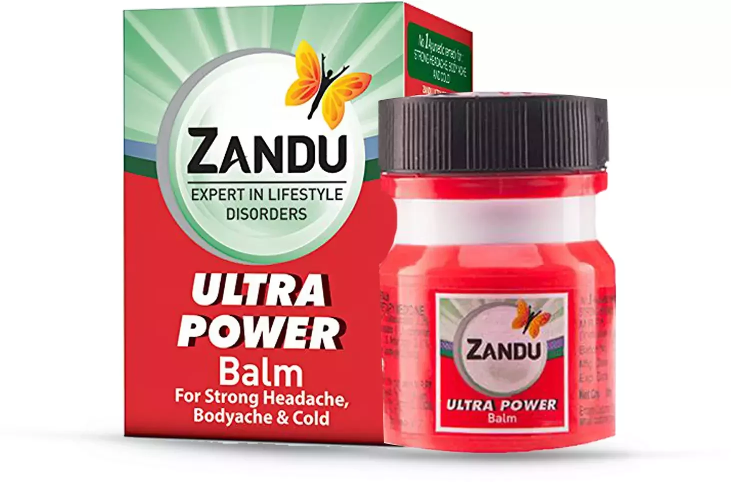 Zandu Balm Ultra Power Red 8ml | Indian