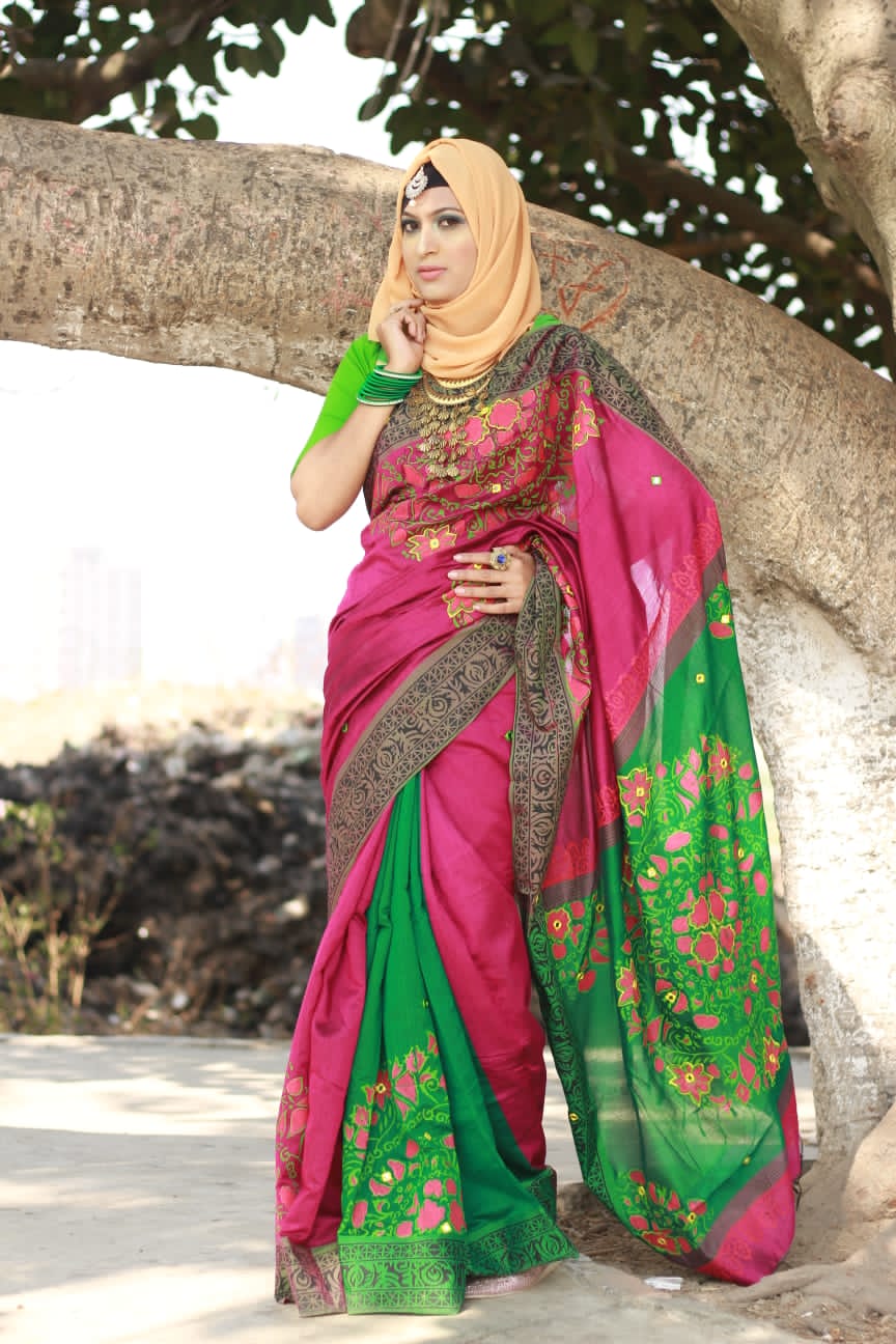 ধুপিয়ান সিল্ক শাড়ি