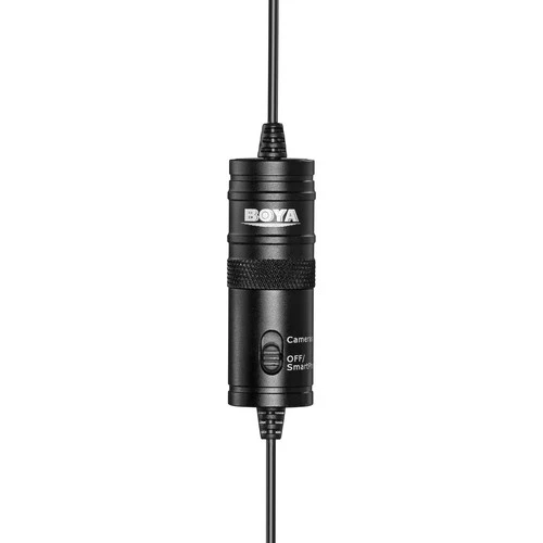BOYA BY-M1 Omnidirectional Lavalier Microphone (Black)