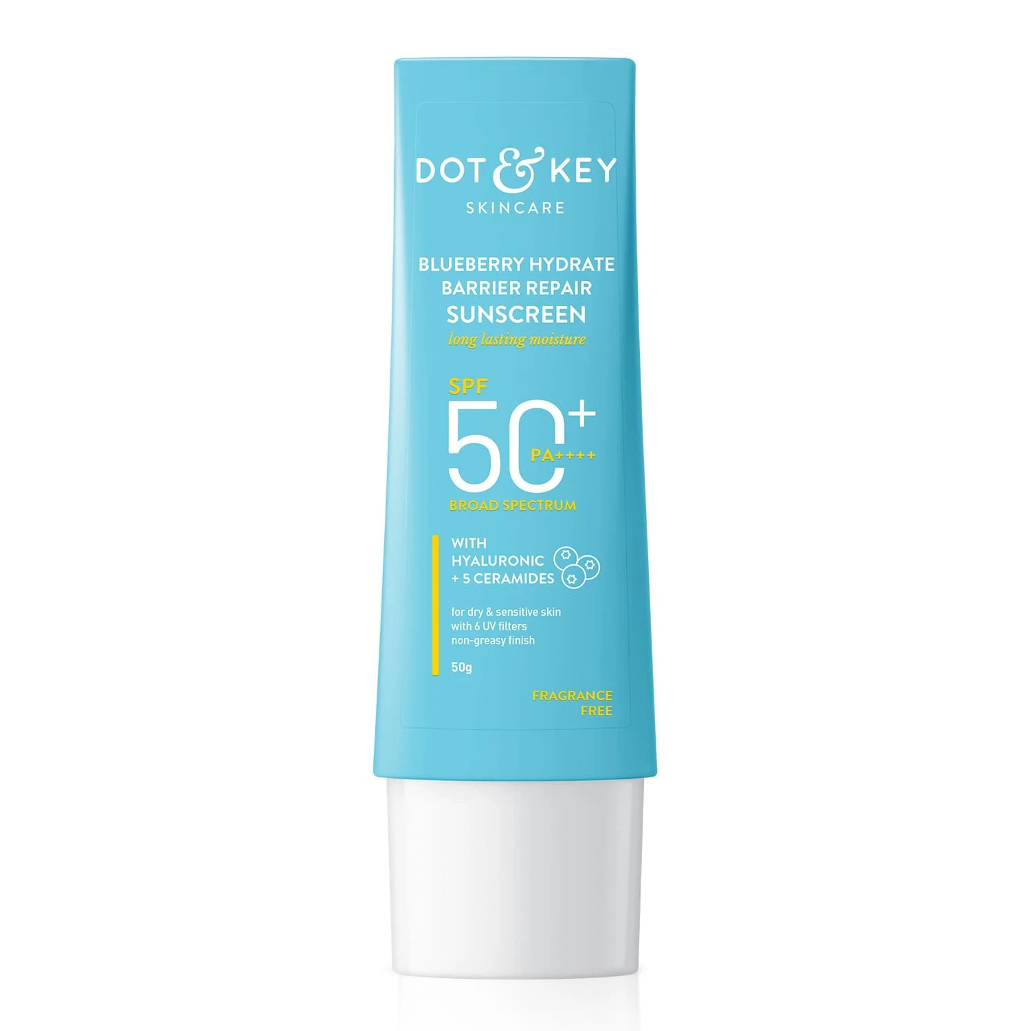 Dot & Key Blueberry Hydrate Barrier Repair Sunscreen SPF50+ PA++++ 50gm