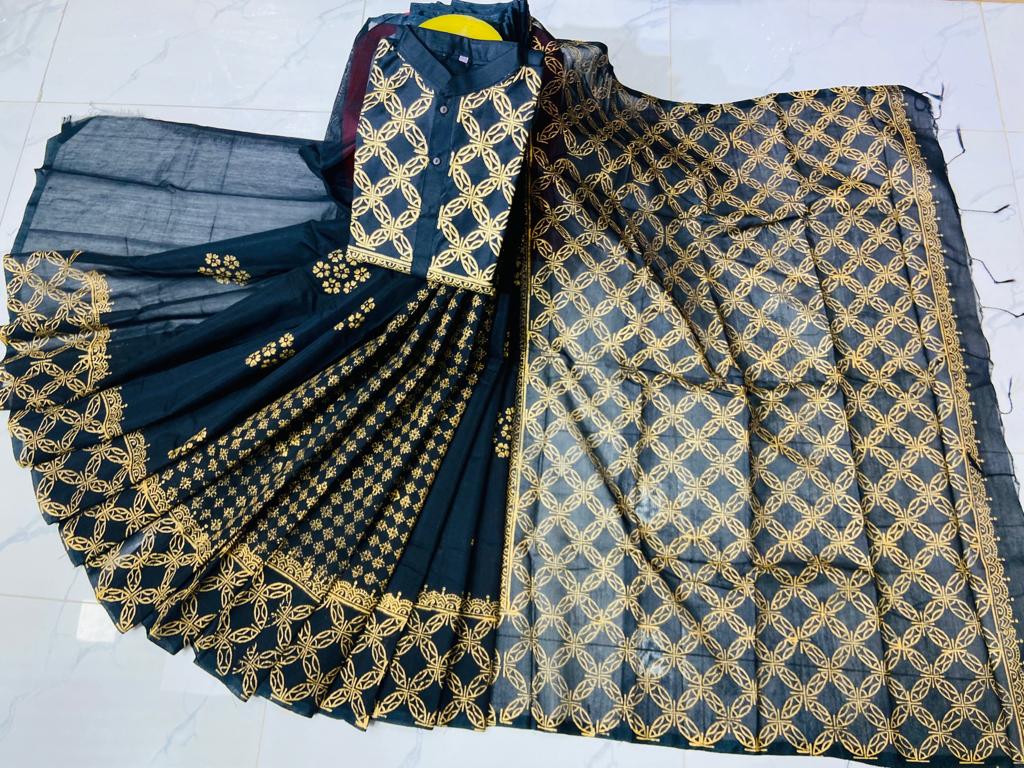 কাপল ড্রেস Couple Saree Sets
