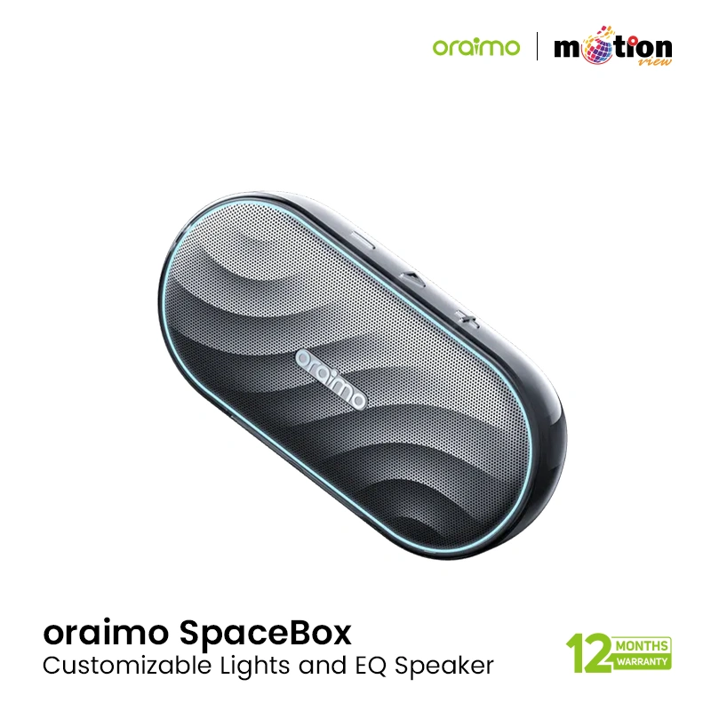 Oraimo SpaceBox FM with Customizable Lights and EQ Speaker (OBS-382)