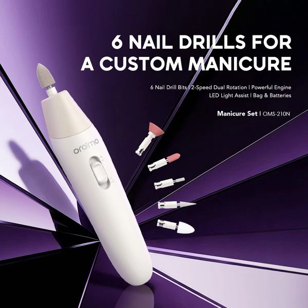 Oraimo Tipsy 6 Nail Drill Manicure Set