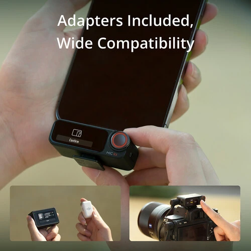 DJI Mic 2 Single Set (1TX + 1RX) Compact Digital Wireless Microphone