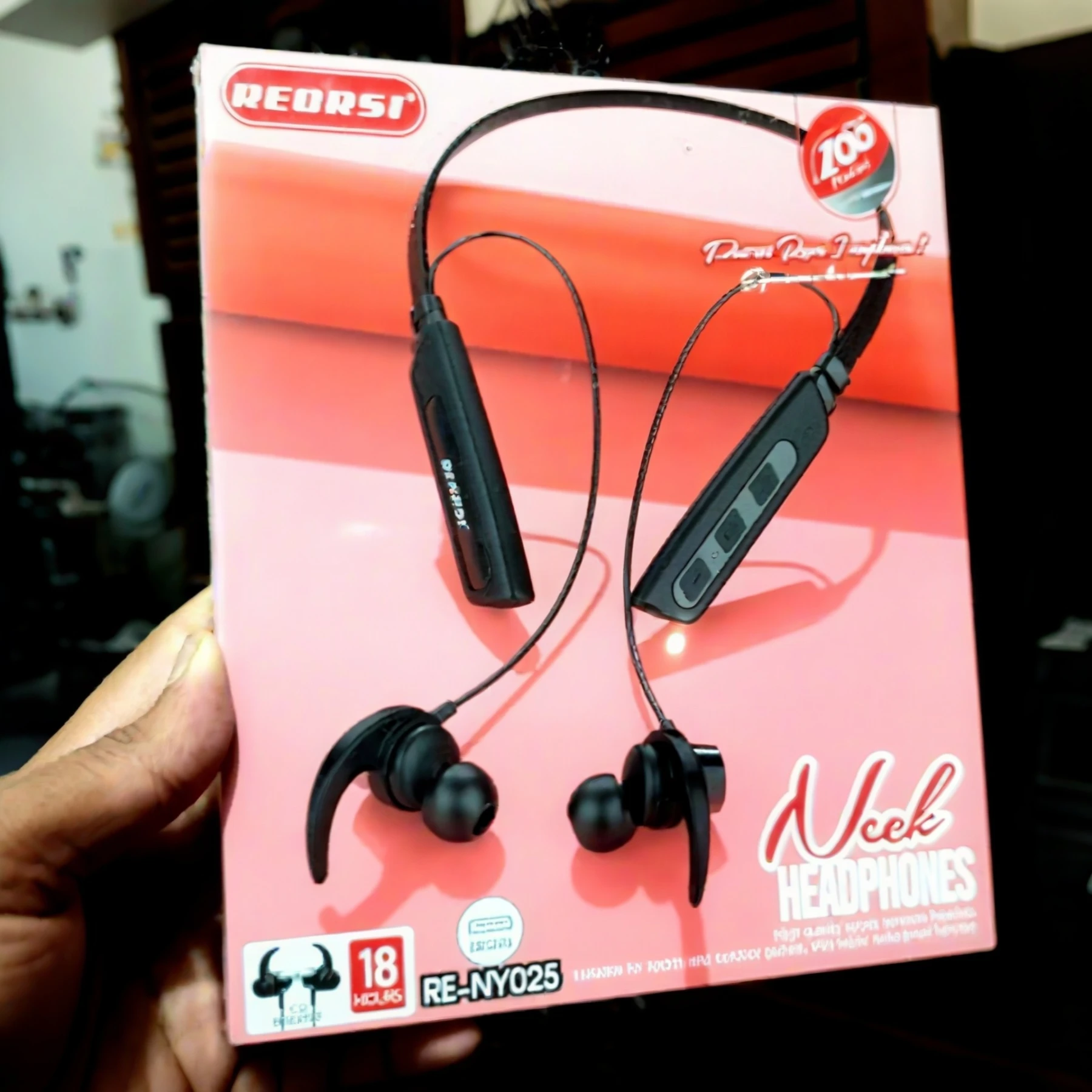 Recrsi Neckband Headphone NY25