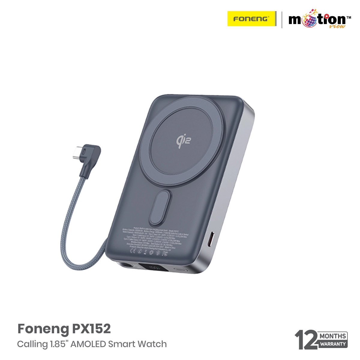 Foneng PX152 10000mAh Qi 2.0 Wireless Power Bank