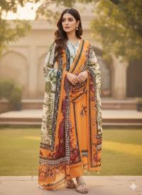 Ready Made Pure dubai silk Digital Print Three Piece